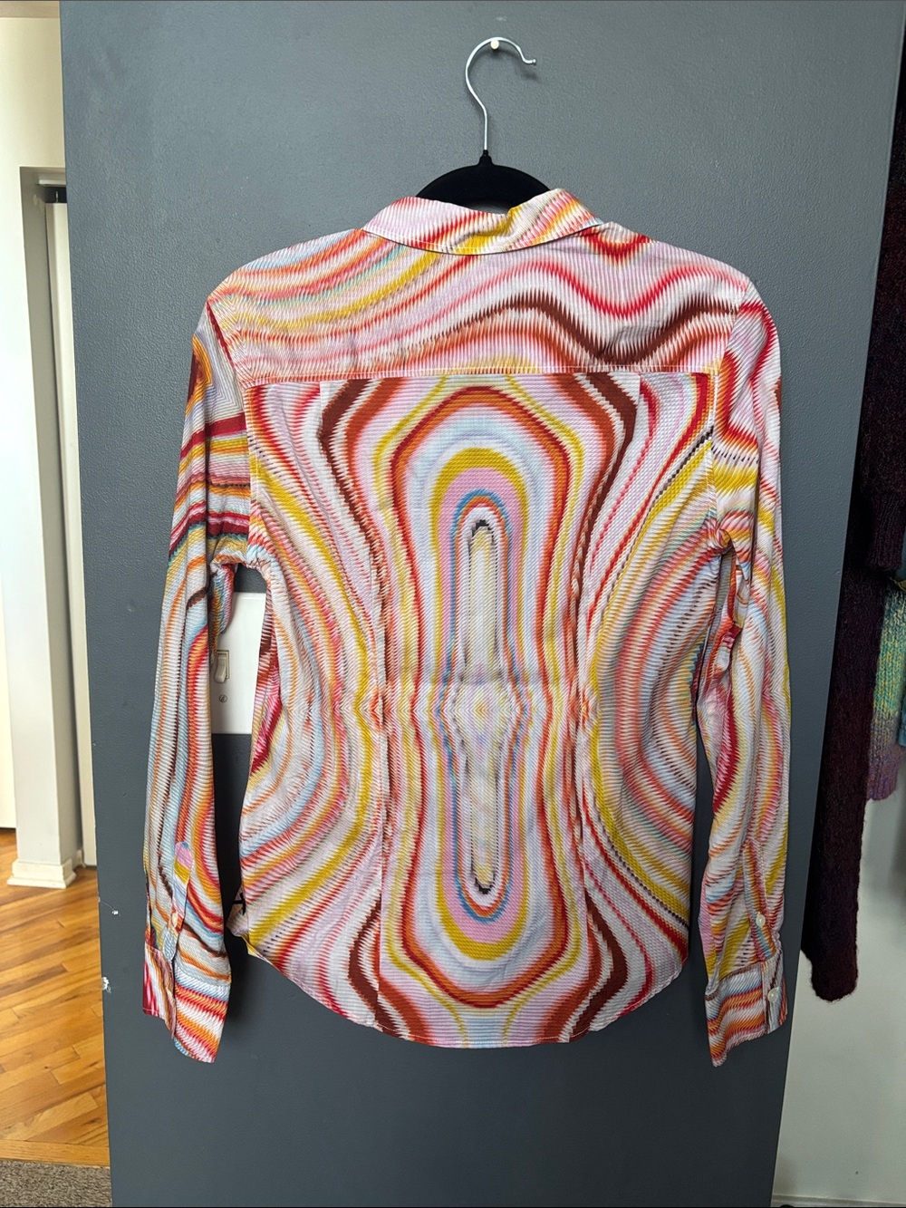 PAUL SMITH Black Label Gorgeous Luxury Italian Fabric Blouse Made in Portugal - Picture 2 of 7